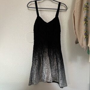 Free People Lace and Metallic Dress